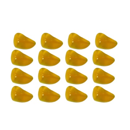 Safe-O-Kid' Transparent Corner Protecor, Tear Drop Colorful Corner Caps, Yellow, Pack of 16 Safe-O-Kid' Transparent Corner Protecor, Tear Drop Colorful Corner Caps, Yellow, Pack of 16