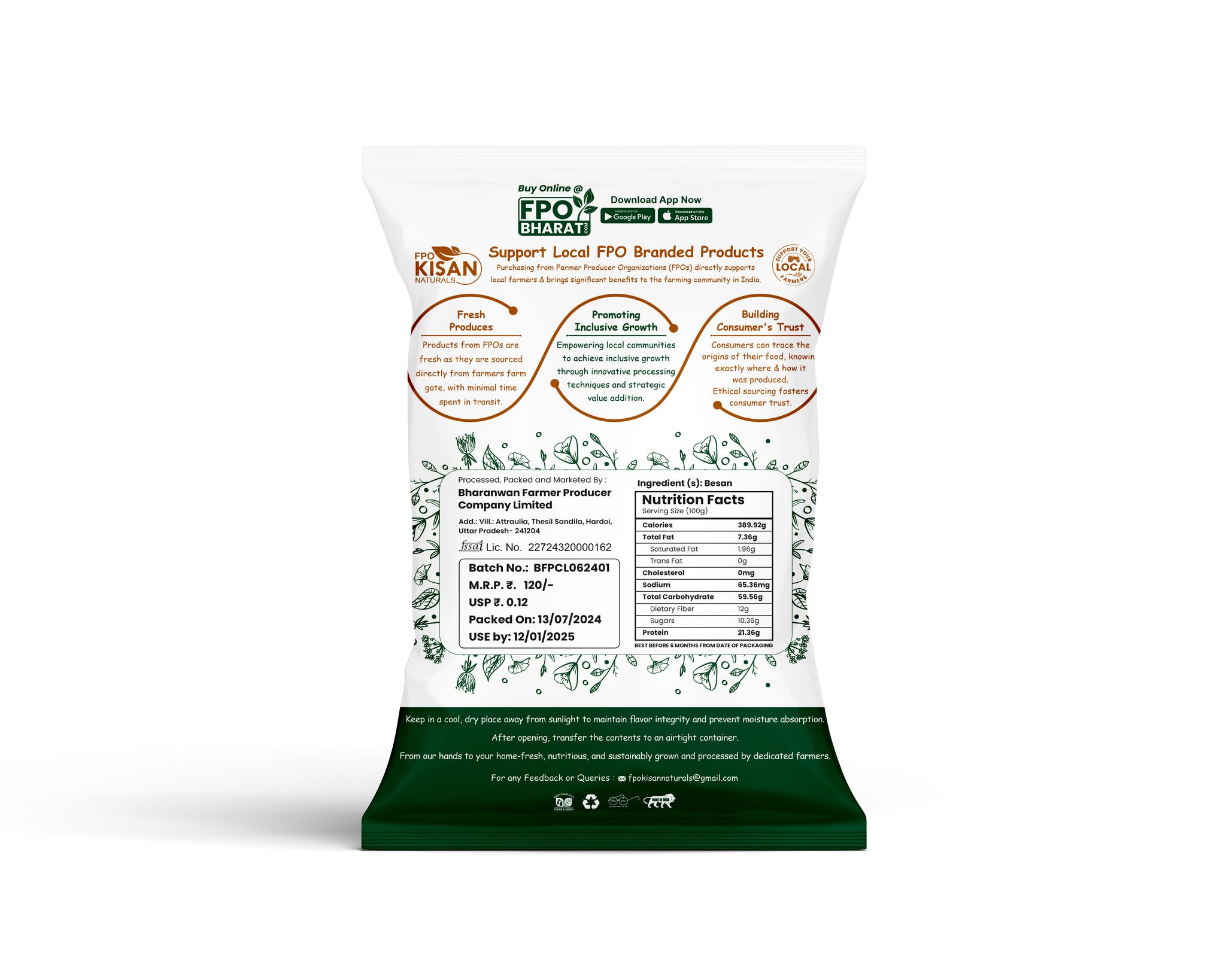 FPO KISAN NATURALS BESAN