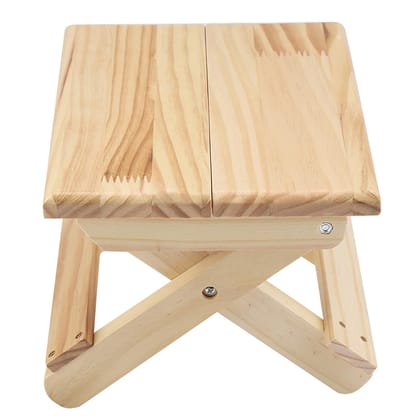 Wood Square Bench, Shoe Stool Solid Wood Fine Workmanship Slack Chair Outdoor Stool for Household Outdoor Fishing