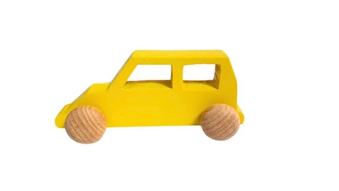Wooden Push Pull Toy Jeep