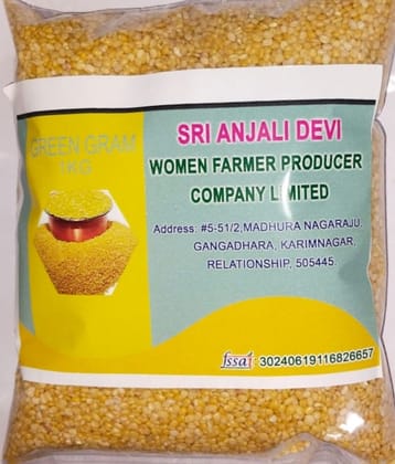 Moong Dal (Yellow) | 1kg |Rich in Protein | No Cholesterol or Additives