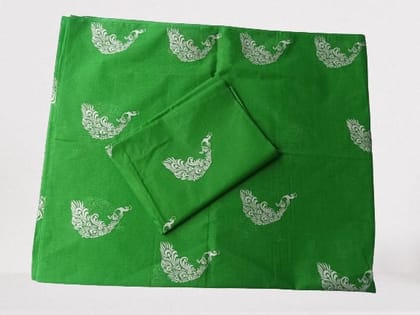 Parrot Green Mekhela Sador Parrot Green Mekhela Sador
