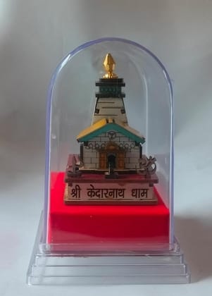Shri Kedarnath Temple 11 cm Replica(Souvenir) Acrylic Shri Kedarnath Temple 11 cm Replica(Souvenir) Acrylic