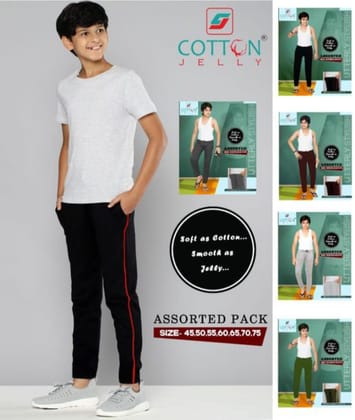 Male ASSORTED Cotton Jelly Track Pant
