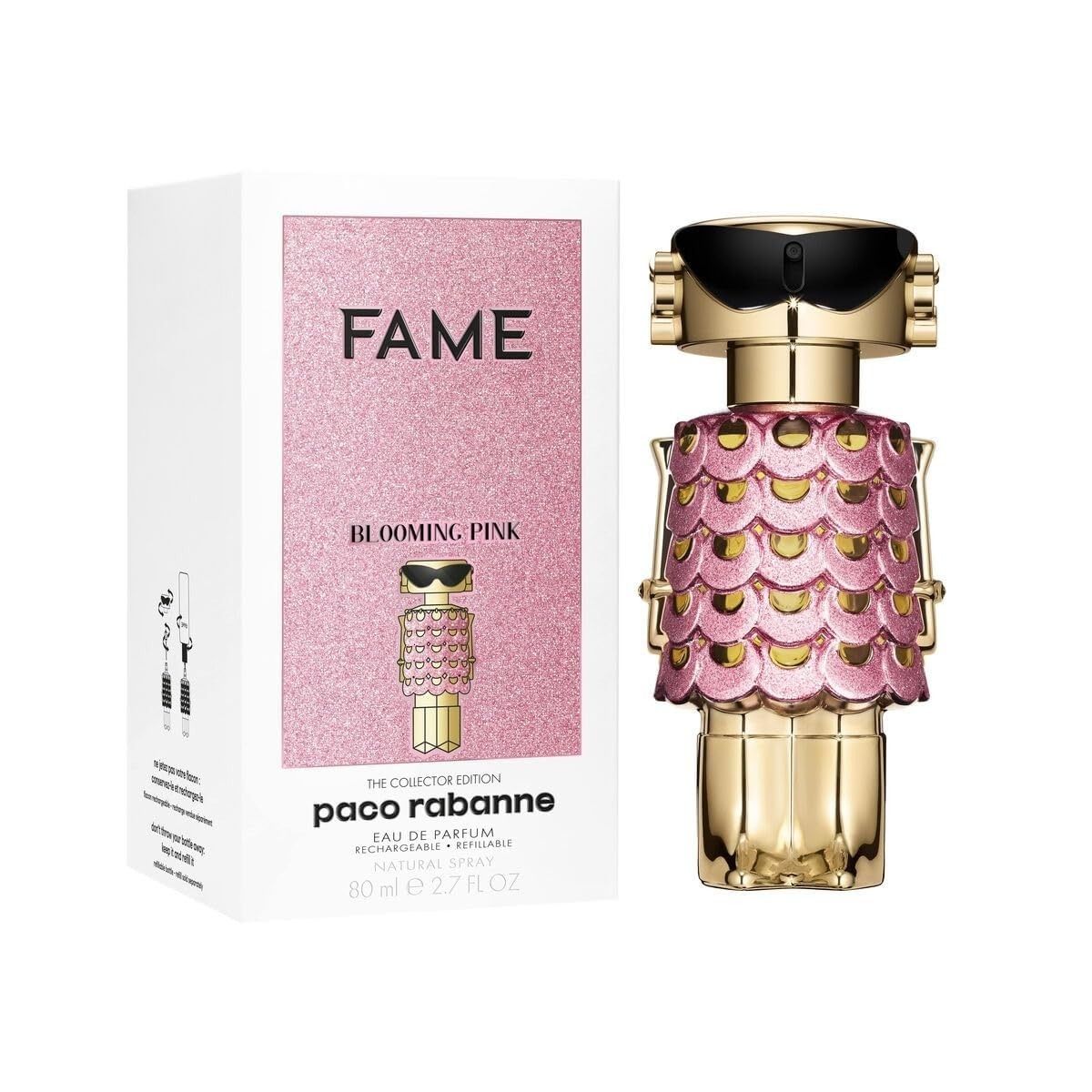 Paco Rabanne Fame Blooming Pink Eau de Parfum Spray for Women, 80ml