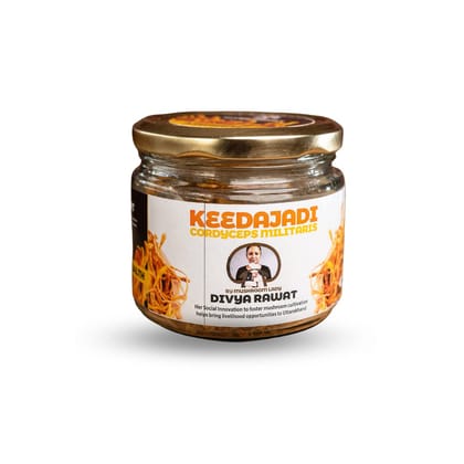 KEEDAJADI CORDYCEPS MILITARIS DIVYA RAWAT Dry Cordyceps Militaris Mushroom 30 Grams By The Mushroom Lady Divya Rawat - Flake KEEDAJADI CORDYCEPS MILITARIS DIVYA RAWAT Dry Cordyceps Militaris Mushroom 30 Grams By The Mushroom Lady Divya Rawat - Flake