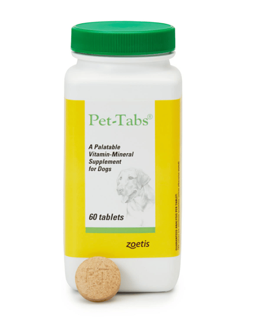 Pet n Tab Vitamin Mineral Supplement for Dogs and cats - 60 Tablets