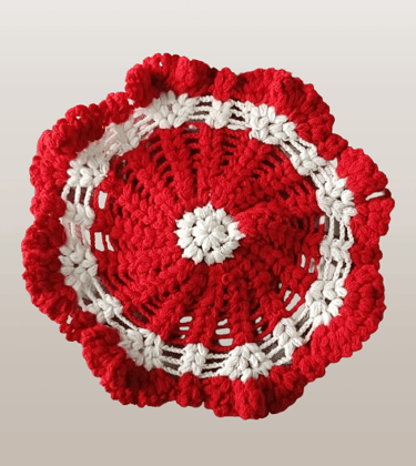 Handcrafted Knitted Table Runner