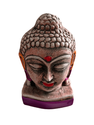 ASOMI HANDCRAFTED BUDDHA HEAD STATUE ASOMI HANDCRAFTED BUDDHA HEAD STATUE