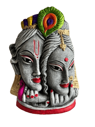 ASOMI KRISHNA RADHA TERRACOTTA IDOL ASOMI KRISHNA RADHA TERRACOTTA IDOL