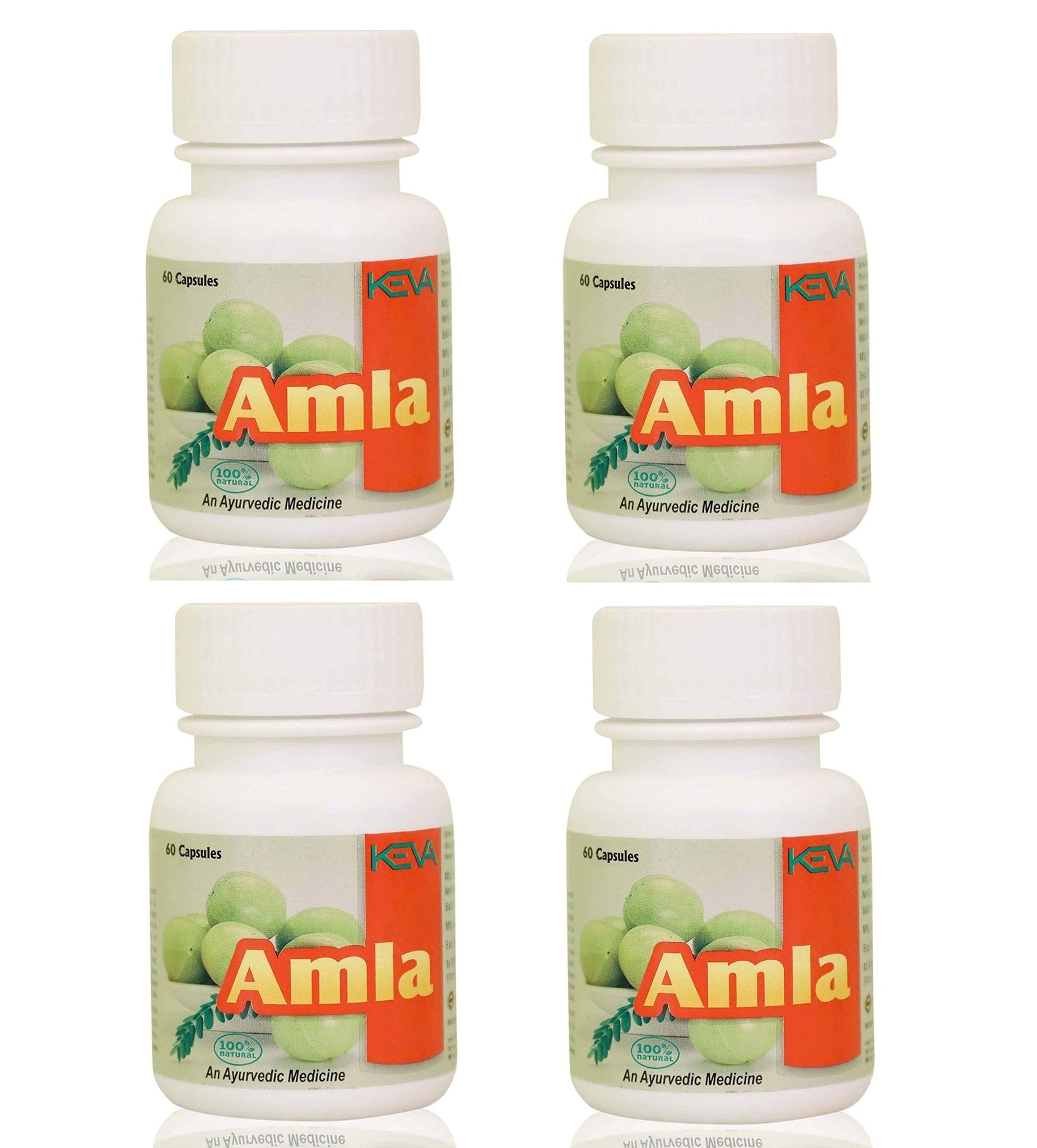 Keva Amla Capsules (Pack of 4) (240 Capsules)