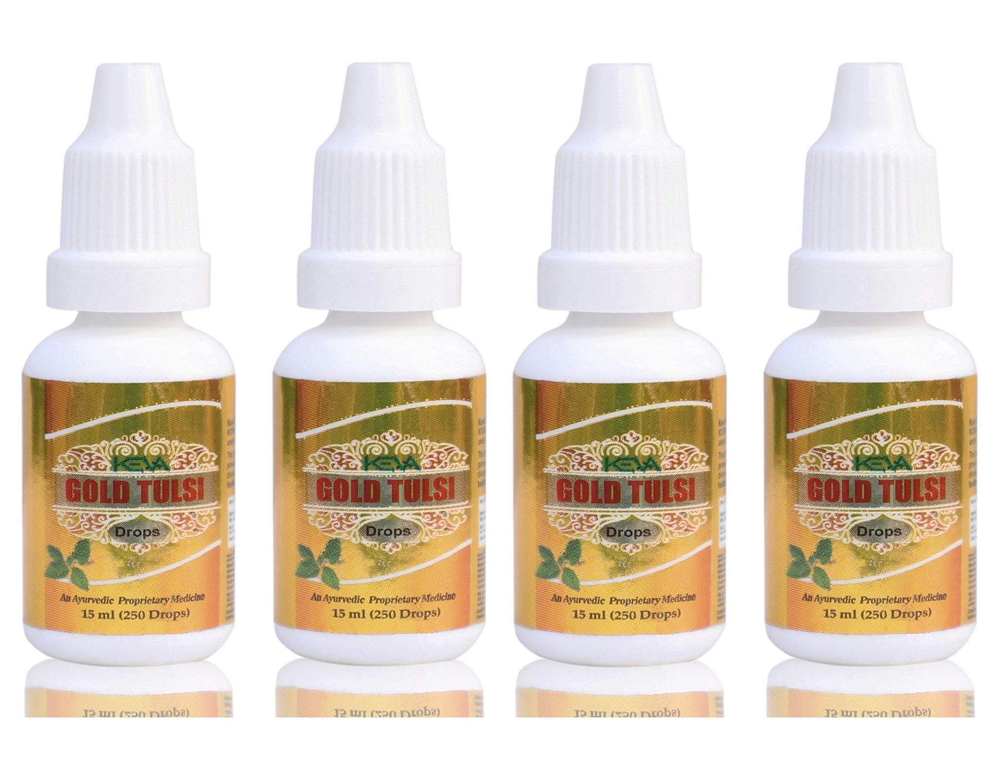 Keva Gold Tulsi Drops -15 ml (Pack of 3) with 2X Immunity, Experience the magic of multiple benefits of Tulsi | A natural Immunity Booster for good health | Powerful Cough and Cold relief formula