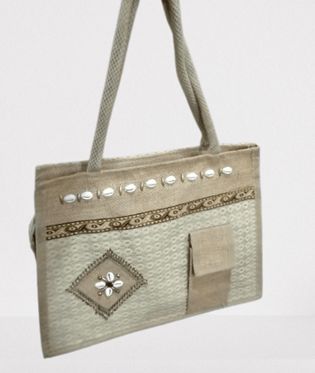 HANDMADE DESIGNER JUTE BAG