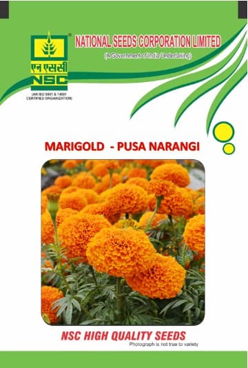 NSC Orange Marigold Seed, Variety: Pusa Narangi , 10 gm