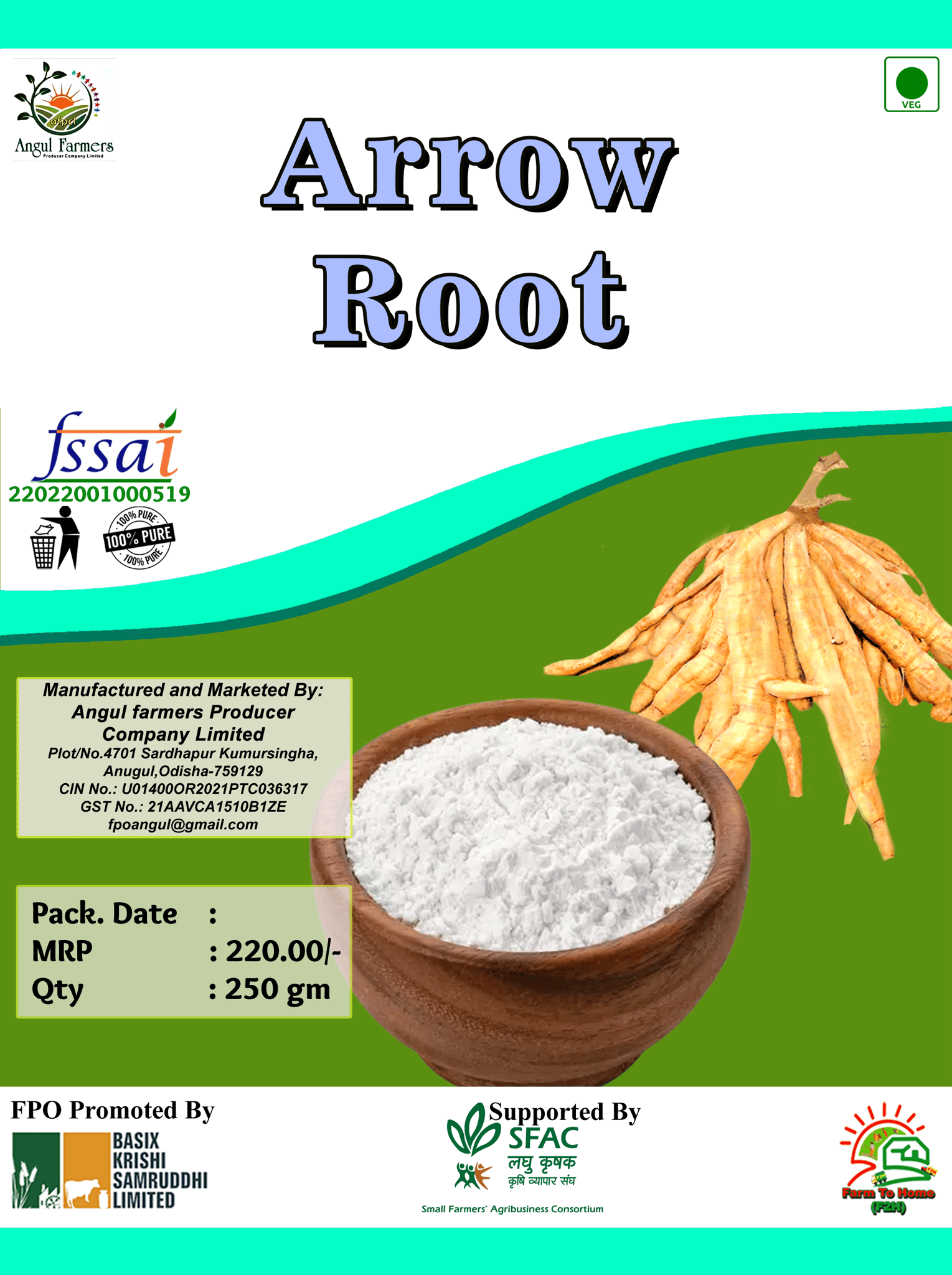 ARROWROOT | 250gm (pack of 4)