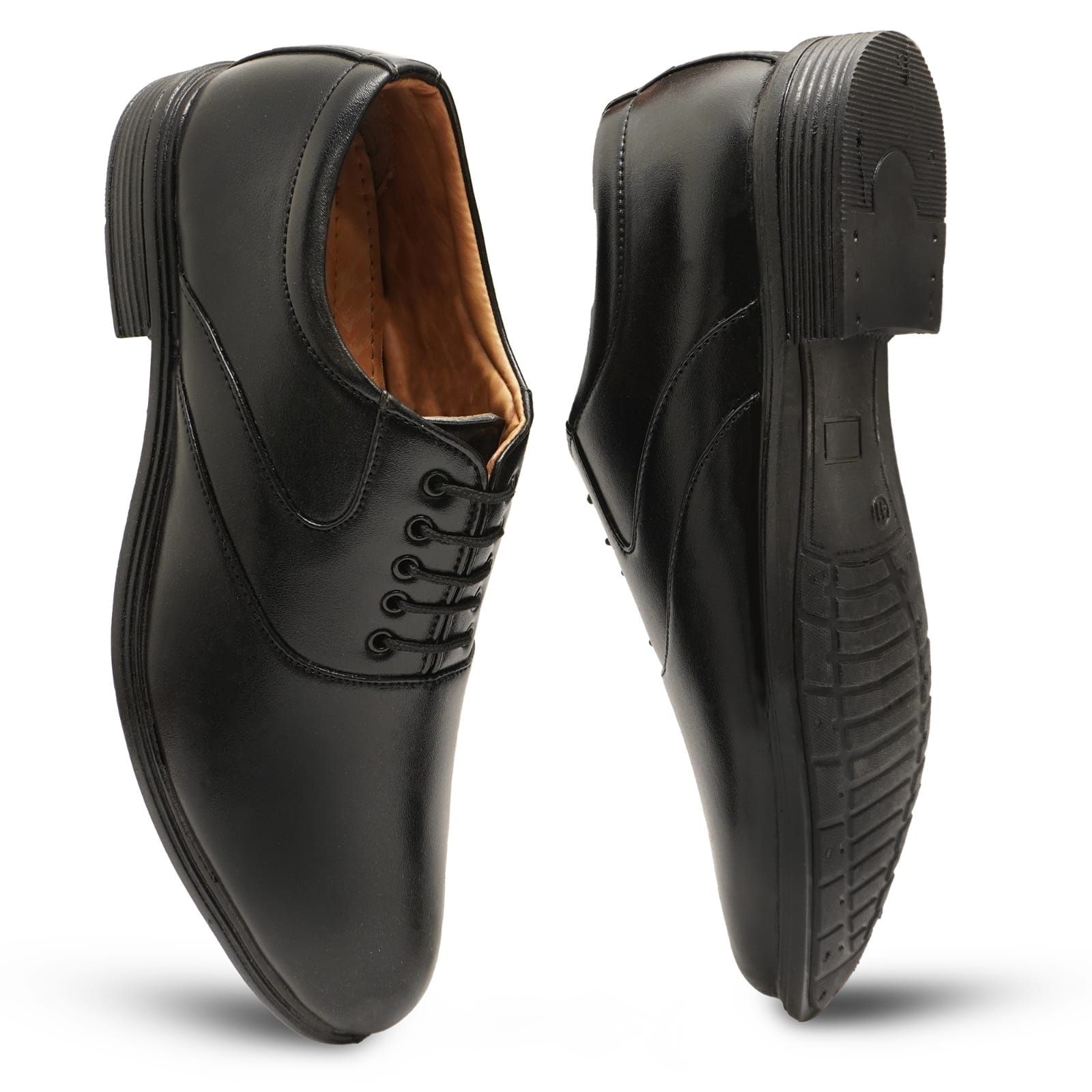 WUGO::Latest Stylish Men Formal Shoes|Black Derby Shoes|Office Shoes For Men's & Boys (Free Home Delivery)