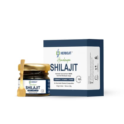 Herbojit Himalayan Shilajit Resin | 20g Authentic Shilajit | Boost Testosterone, Energy, Stamina & Immunity | Pure & Natural Ayurvedic Health Supplement Herbojit Himalayan Shilajit Resin | 20g Authentic Shilajit | Boost Testosterone, Energy, Stamina & Immunity | Pure & Natural Ayurvedic Health Supplement