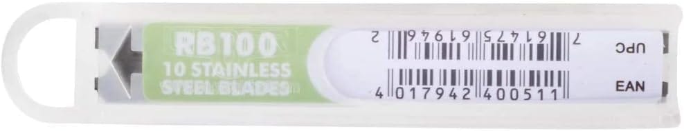 Unger Reversible Stainless Steel Replacement Blades - 10/Pack (RB100 4")