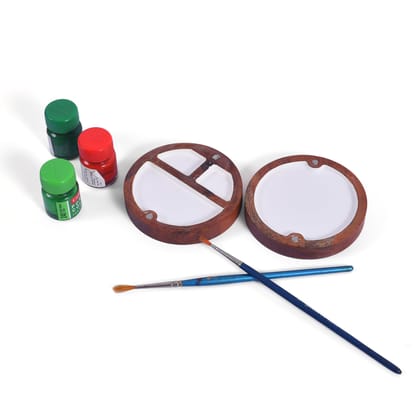 Circular Wooden Colour Palette (3+1)