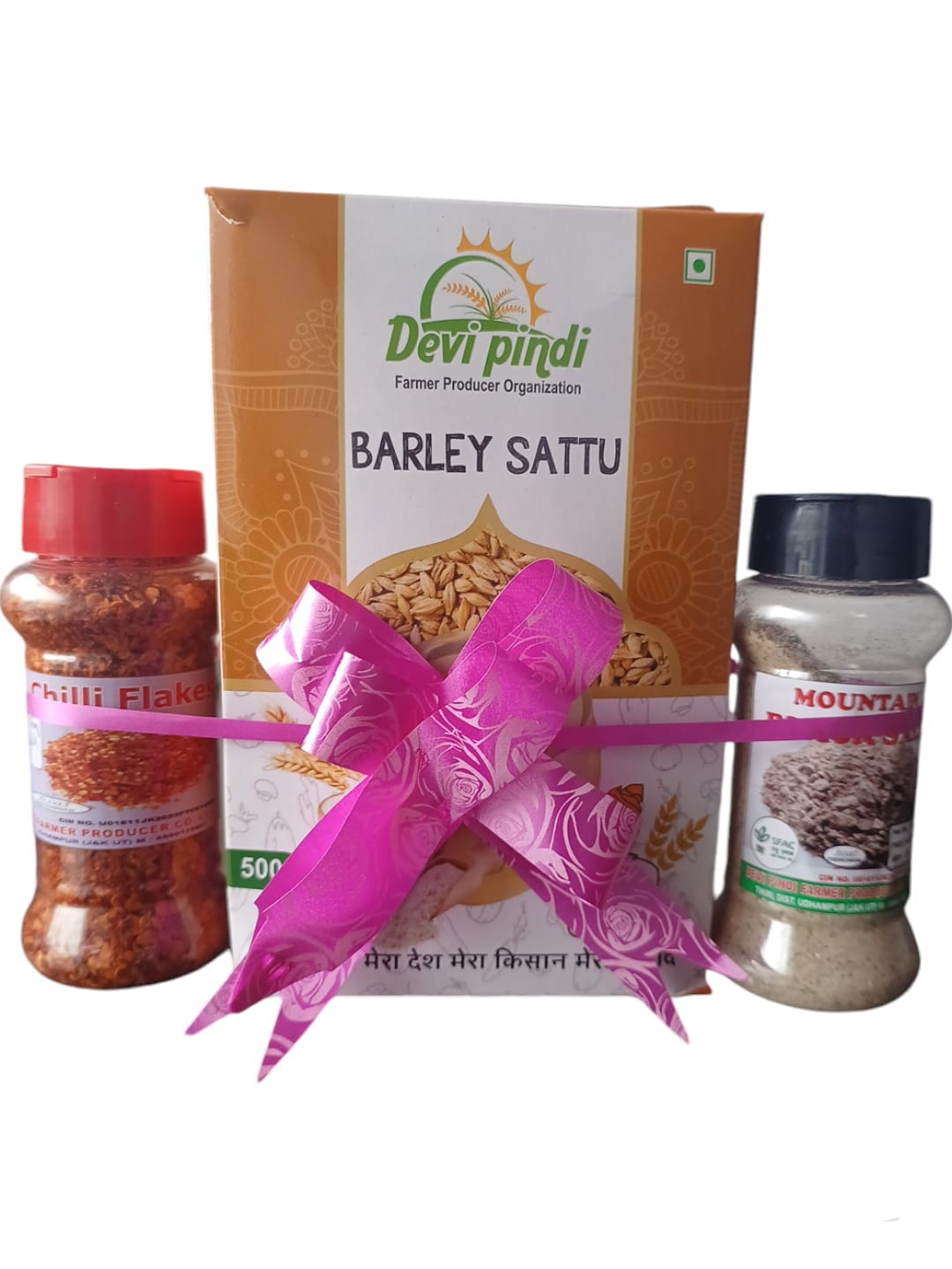 Combo Pack| Barley Sattu| Chilly Flakes | Black Salt