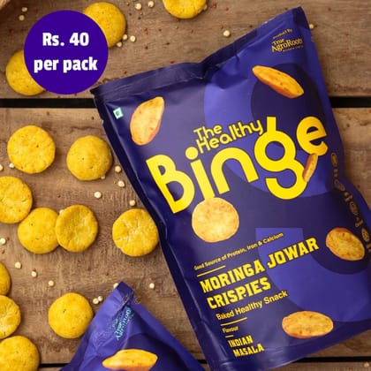 Moringa Jowar Chips: Indian Masala Moringa Jowar Chips: Indian Masala