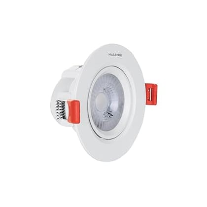 9W 2700K Yellow Adjustable Halo led Spot Light | Compact Design with 120° Beam Angle | Recessed Down Light for False Ceiling | Cutout - 3.3 inch | Pack of 1 9W 2700K Yellow Adjustable Halo led Spot Light | Compact Design with 120° Beam Angle | Recessed Down Light for False Ceiling | Cutout - 3.3 inch | Pack of 1