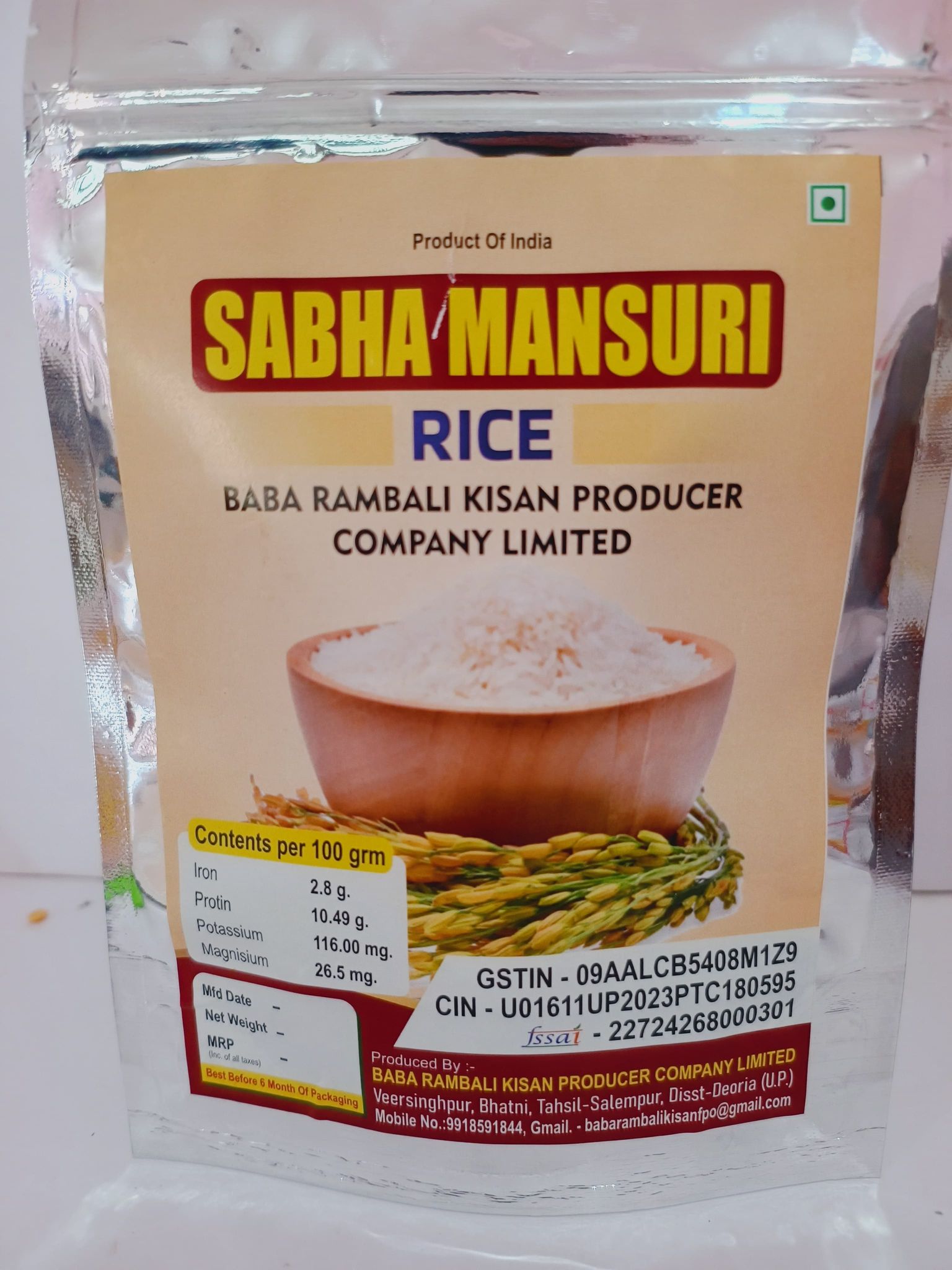 Sabha Mansuri Rice
