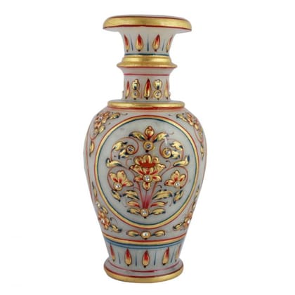 Meenakari Marble Flower Vase Small D3