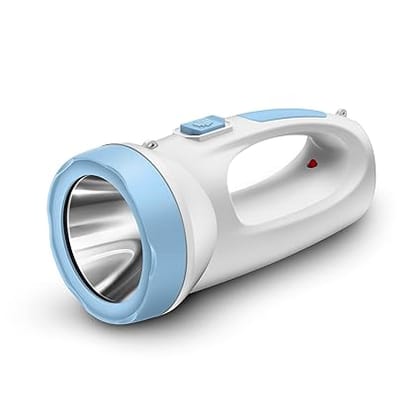 Crystal Multi Functional Emergency LED Torch Cum Lantern|Emergency Light with Ergonomic Design |Li Ion battery (White), Pack of 1 Crystal Multi Functional Emergency LED Torch Cum Lantern|Emergency Light with Ergonomic Design |Li Ion battery (White), Pack of 1