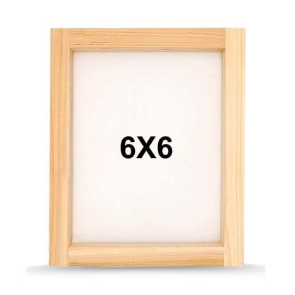 MrKrafts (6X6 Inch)Wooden Screen Printing Frame with Pre-Stretched 120No. Mesh