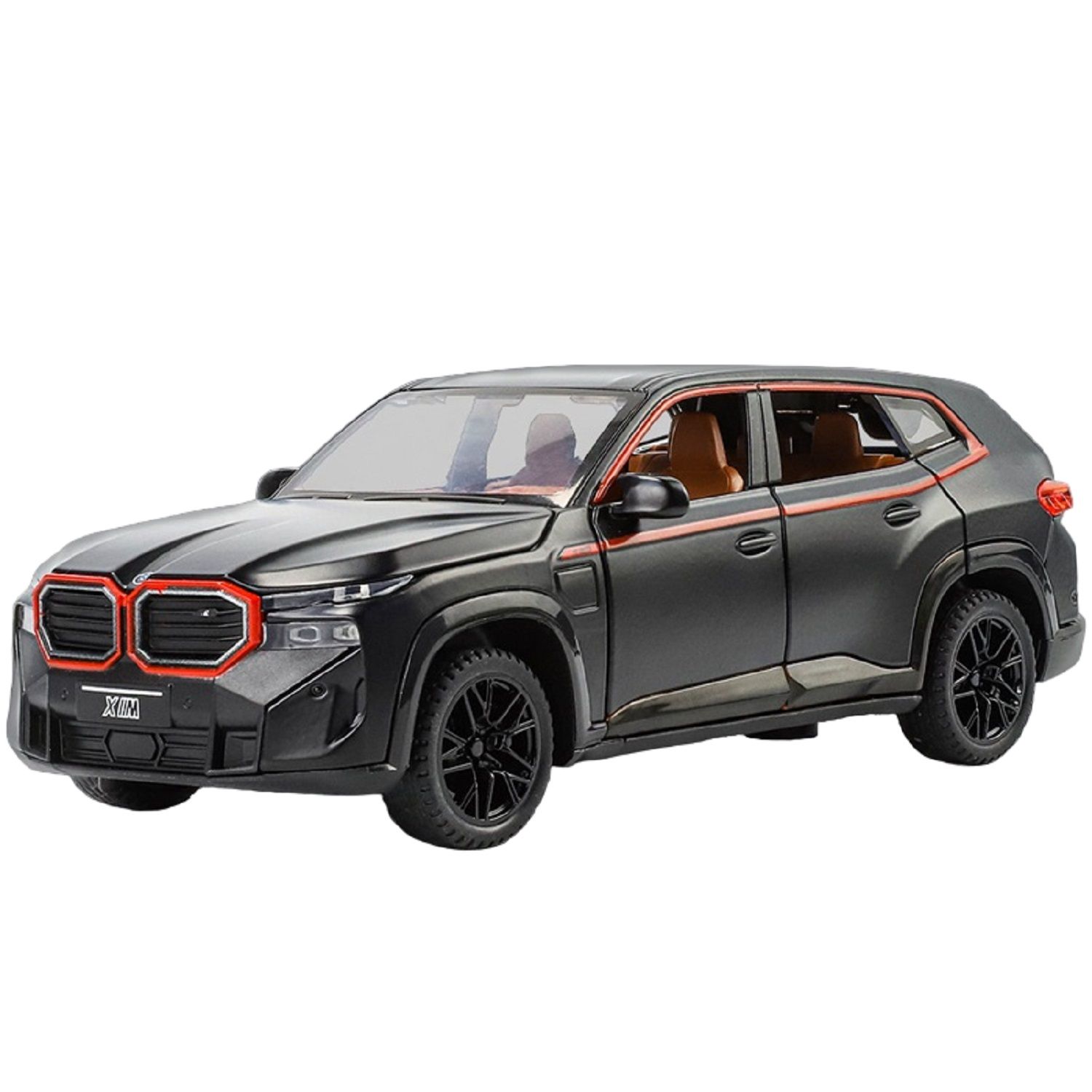 KTRS ENTERPRISE 1:24 Alloy Metal Pull Back Die-cast Car Model Car Pull Back car Super car Openable Doors with Sound and Light Doors & Light Music Boys Toys for Kids (Beoma XM)