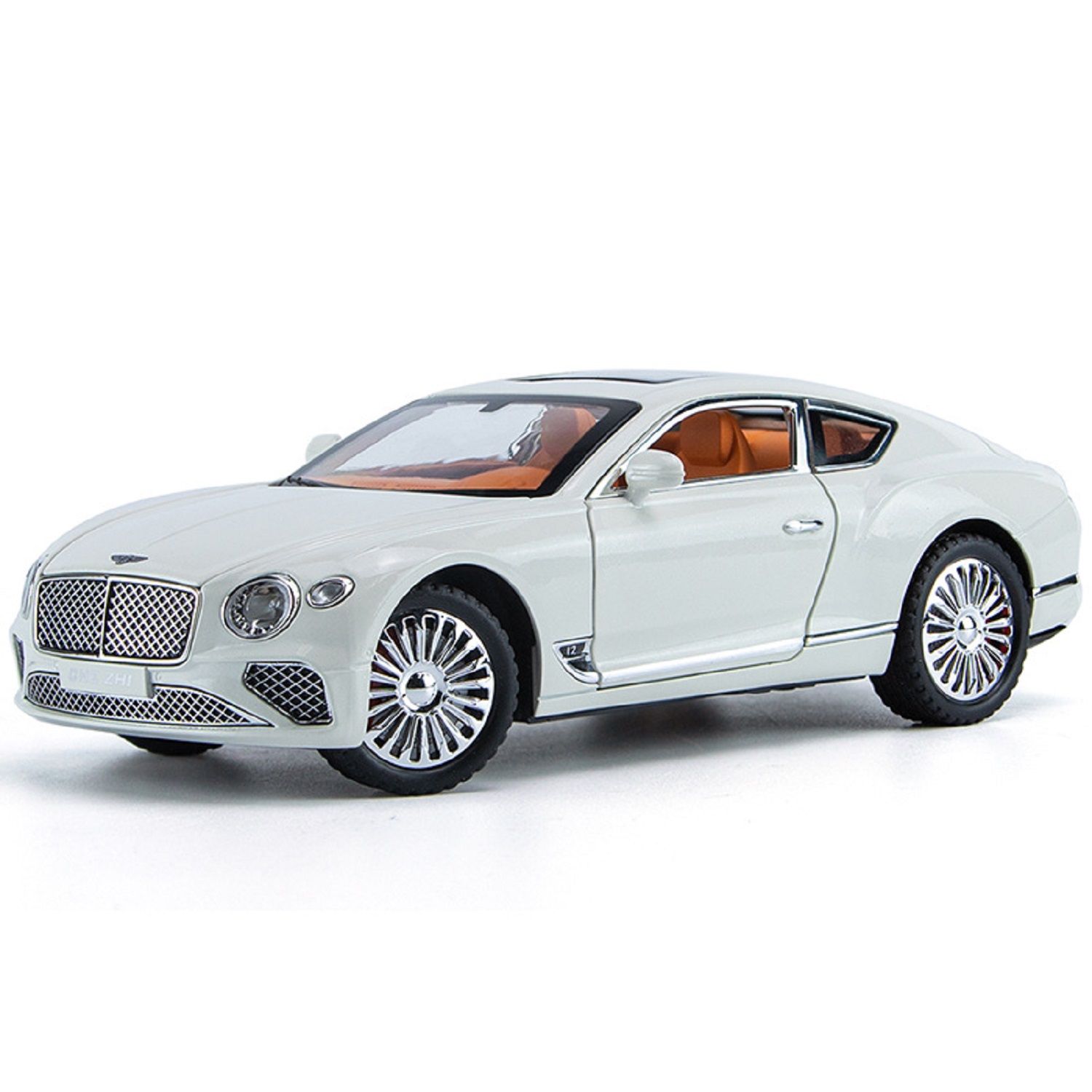 KTRS ENTERPRISE 1:24 Alloy Metal Pull Back Die-cast Car Model Car Pull Back car Super car with Openable Doors with Sound and Light Doors & Light Music Boys Toys for Kids (Bantley Europeen)