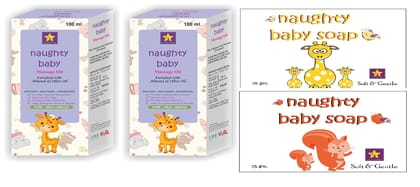 naughty baby pack of naughty baby 2 Soft & Gentle Soaps 2 Daily Massage Oil Bottles naughty baby pack of naughty baby 2 Soft & Gentle Soaps 2 Daily Massage Oil Bottles