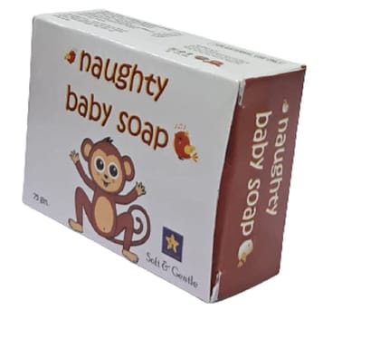 naughty baby soft & gentle beetroot baby soap bar with Badam Oil and Rakhta Chandan. Pack of 3x75 gm naughty baby soft & gentle beetroot baby soap bar with Badam Oil and Rakhta Chandan. Pack of 3x75 gm