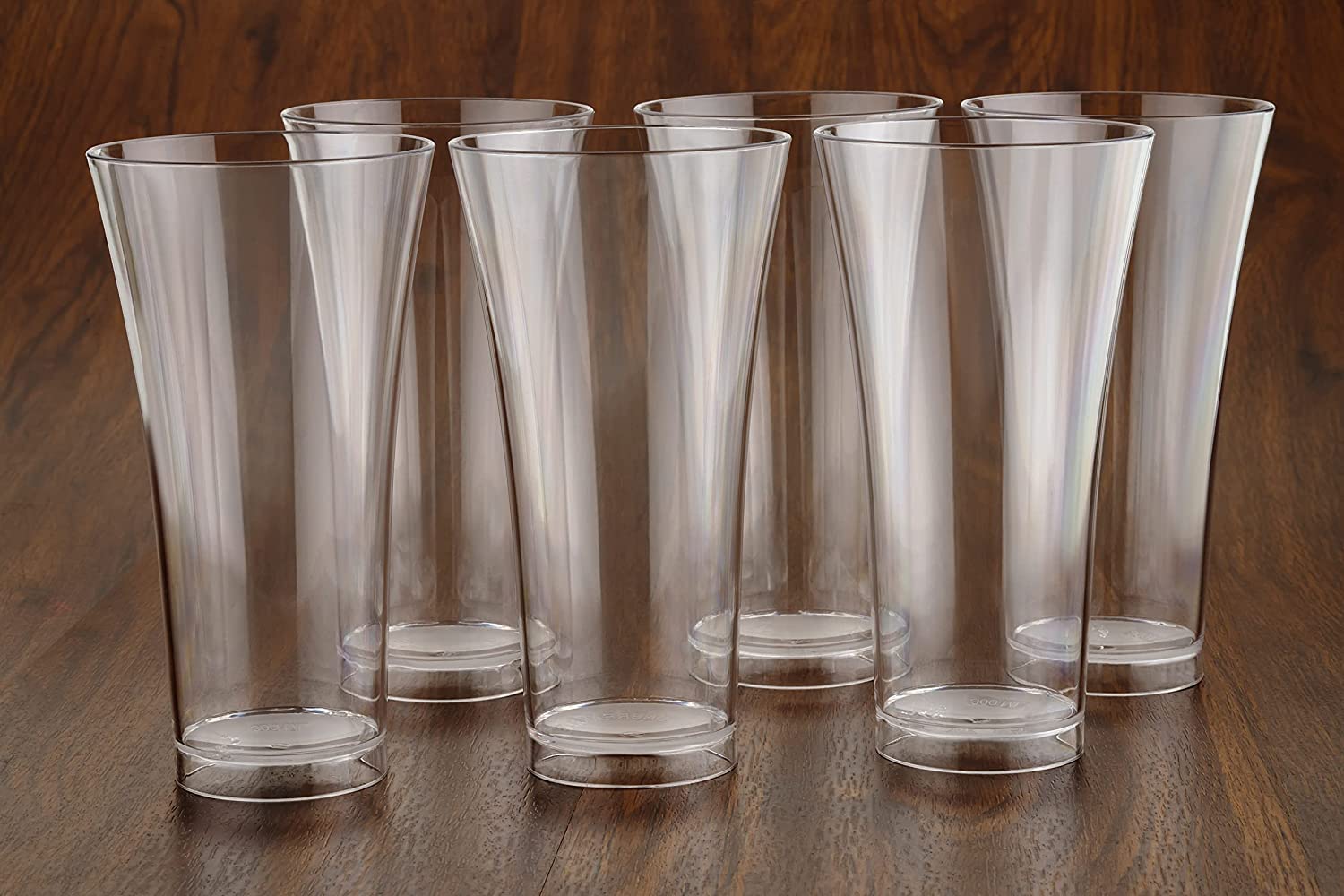 Multi Purpose Unbreakable Drinking Glass Set of 6 Pieces, Plastic