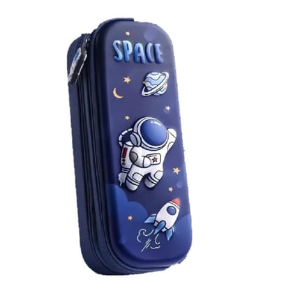 KTRS ENTERPRISE Pencil Case, 3 Compartments, Large Capacity, Cute Aesthetic, for Girls, Multifunctional Stationery Organizer (Double Layer Cololo)
