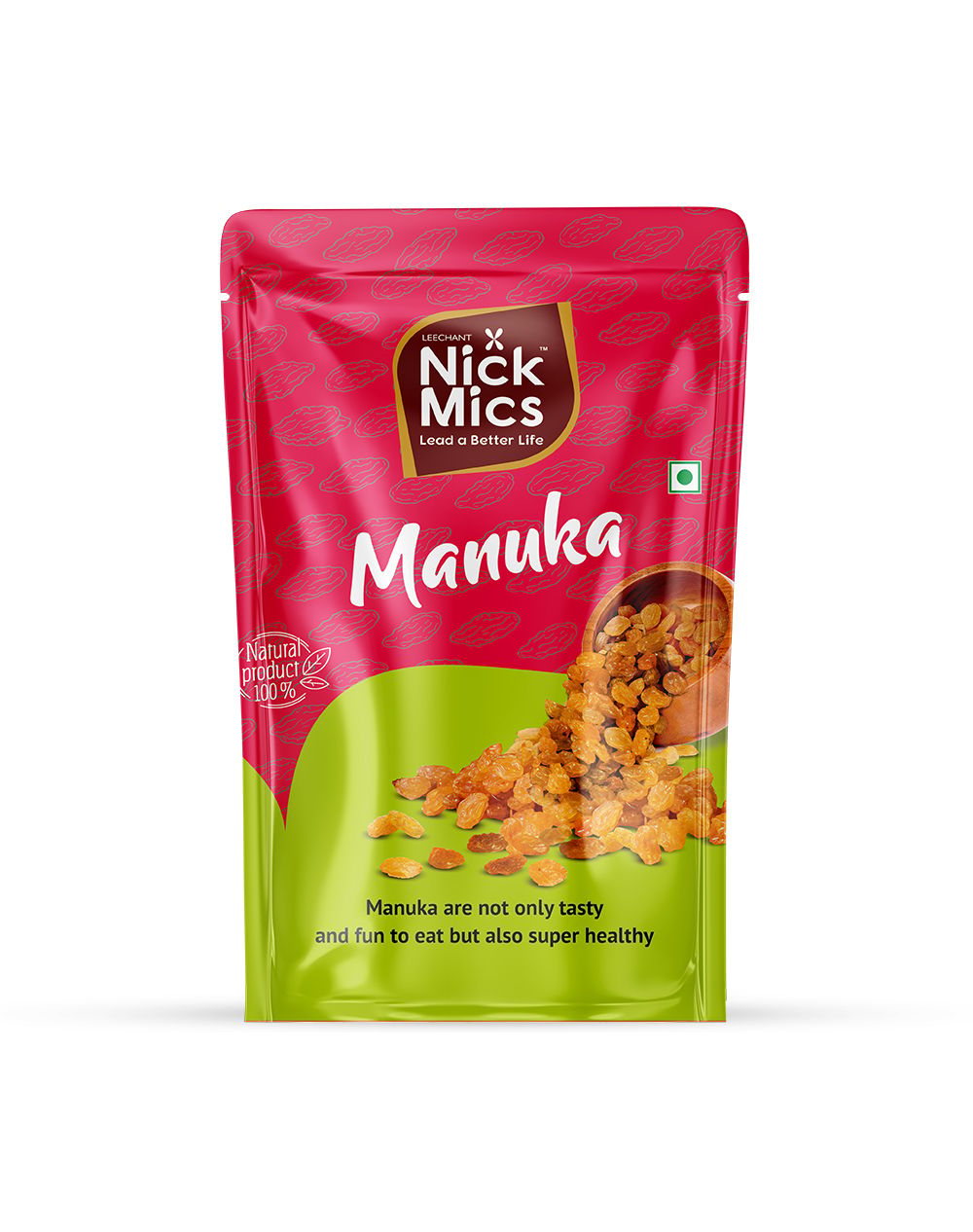 Nickmics Manuka 250 gm  | Sun Dried Natural Manuka | Dryfruits- Indian Kishmish | Rich In Nutiritons| Rich In Iron| Healthy Sweet & Tasty | Energy Booster|