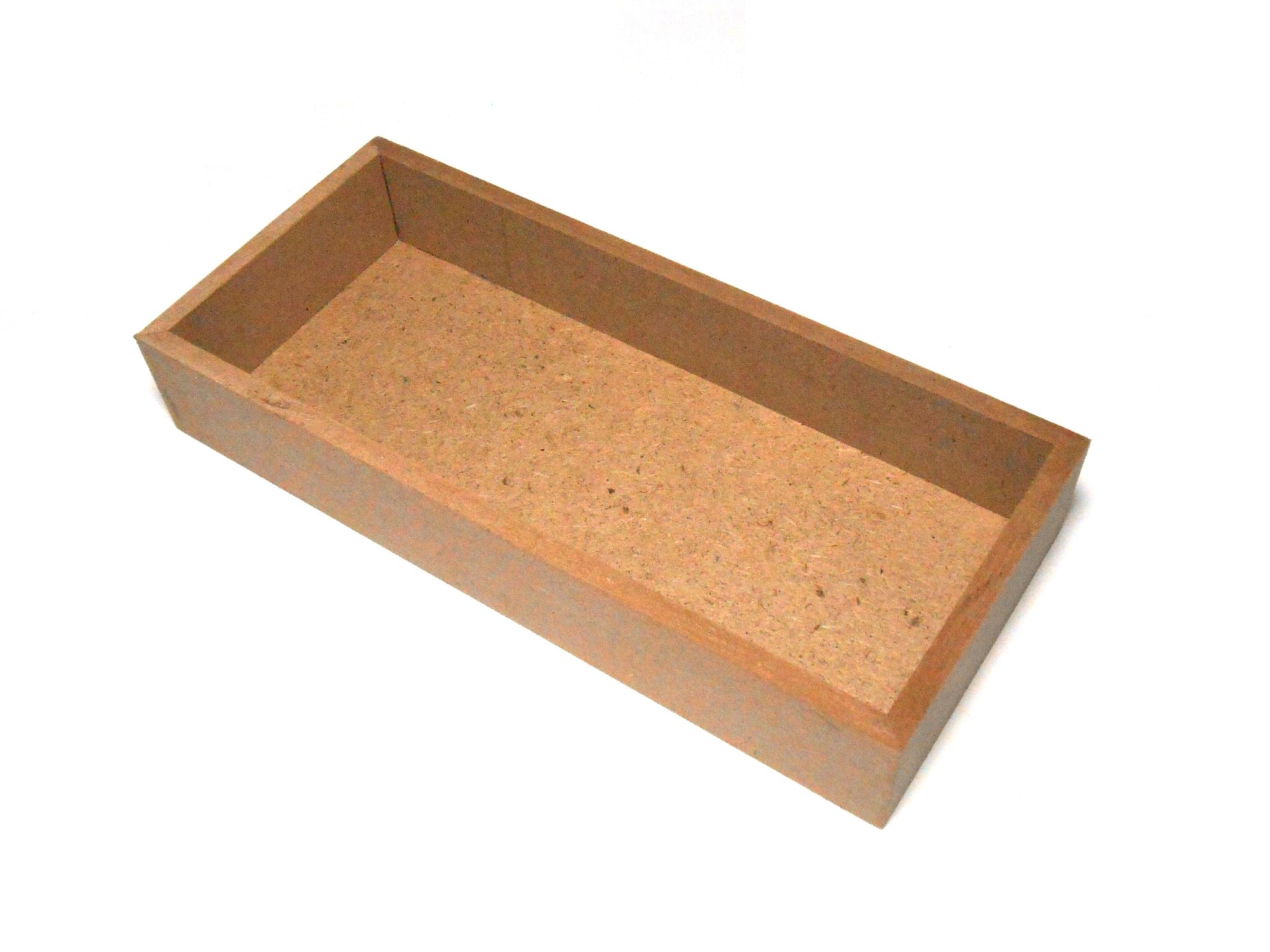 DEVESHA DIY Wooden Rectangle Tray - 10 × 4.5 Inch | Art and Craft, decoration and Decoupage