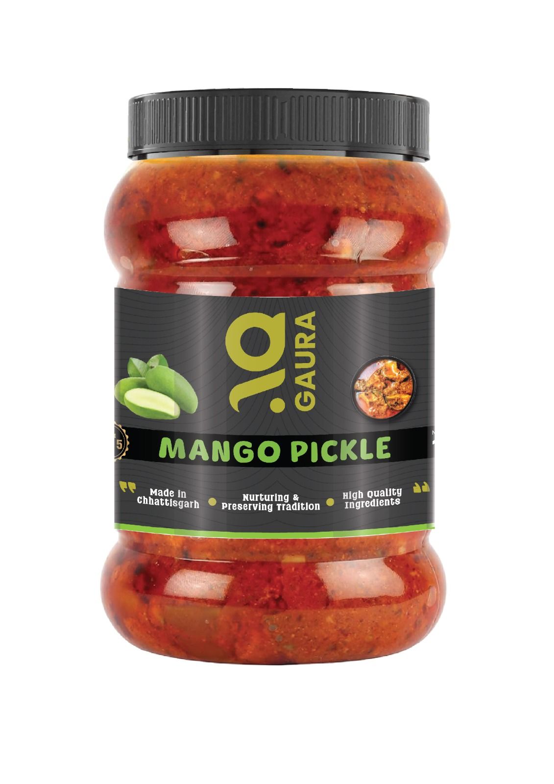 GAURA | MANGO PICKLE | 1 KG (Pack of one)