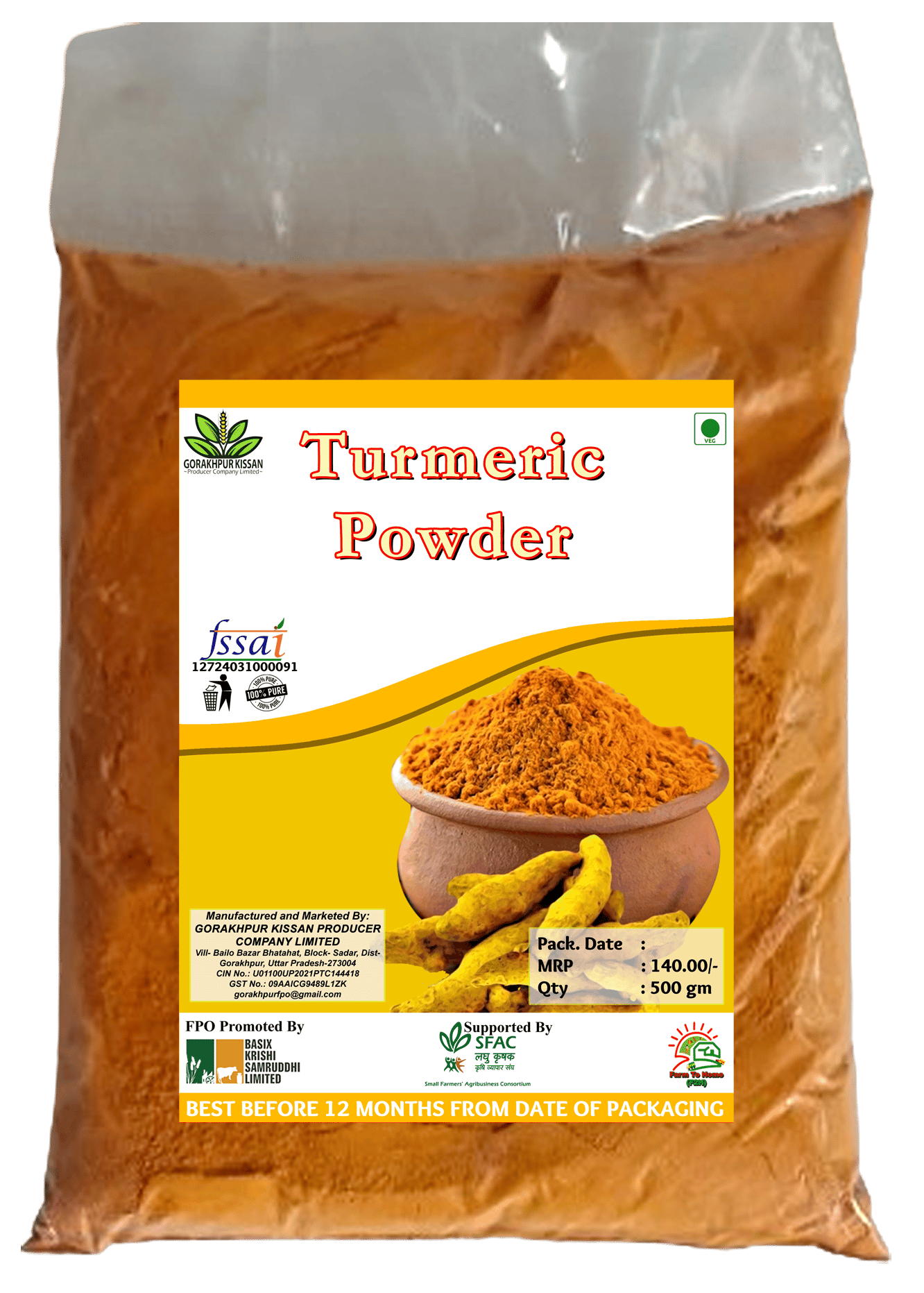 Turmeric Powder | 500 gm