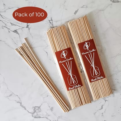 100PCS Reed Diffuser Sticks, 8 Inch Natural Rattan Wood Sticks
