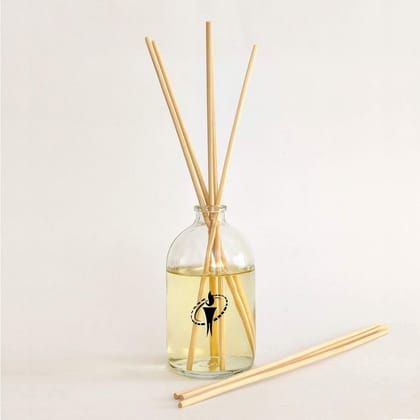 Glass Bottle Reed Diffuser with Jasmine Aroma Oil - GR1