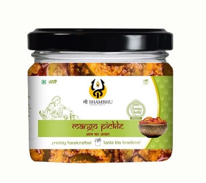 Shri Shambhu | Mustard Oil Pickle | Mango Pickle in Mustard Oil | Aam Ka Achaar | Mango Pickle | 300g Shri Shambhu | Mustard Oil Pickle | Mango Pickle in Mustard Oil | Aam Ka Achaar | Mango Pickle | 300g