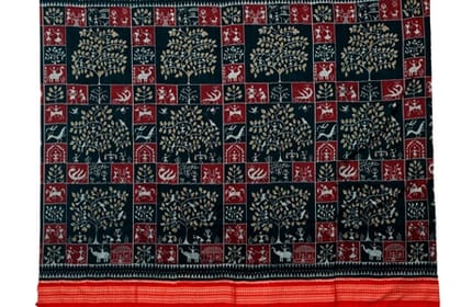 Tribal Life Sambalpuri Saree