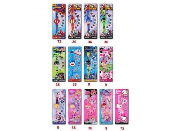 Toon Face Watch With light and music