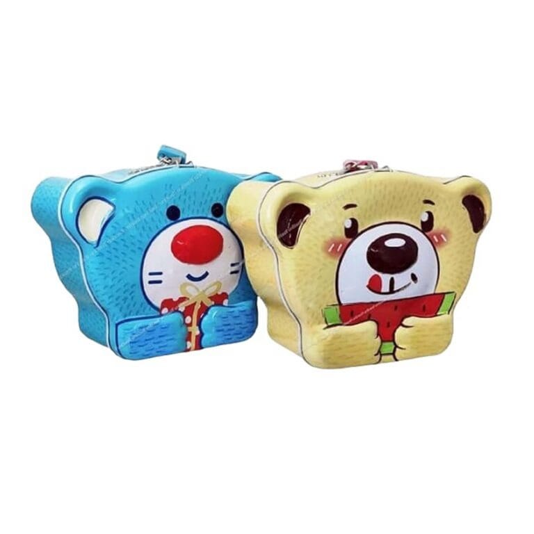 Teddy Metal Piggy Bank / Money Bank (S-217)