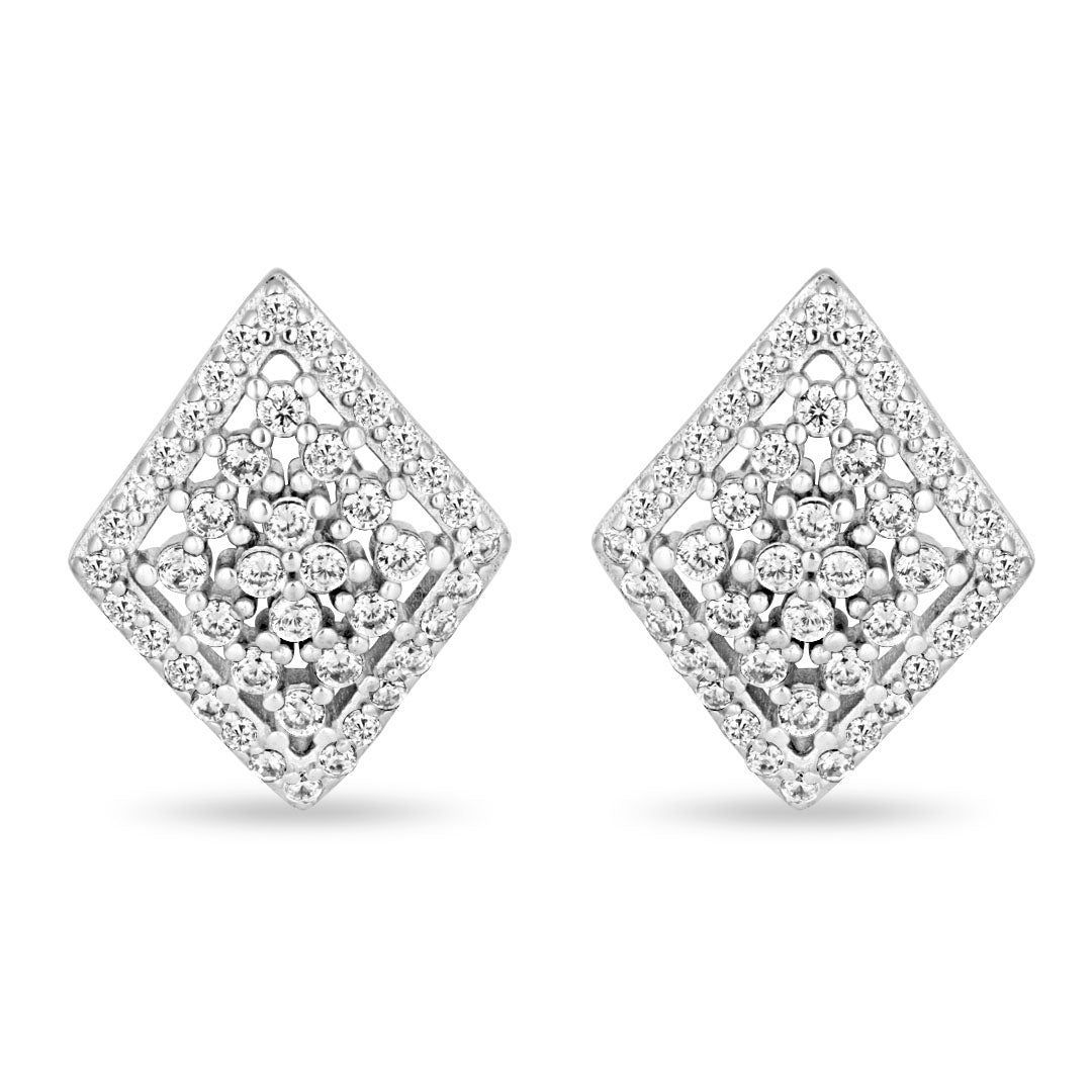 Zarkan Traditional Silver Studs