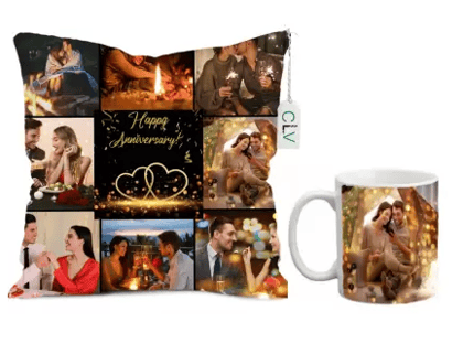 CLV Cushion, Mug Gift Set