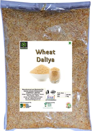 Takha Kisan Whole Wheat Dalia, 1 Kg Takha Kisan Whole Wheat Dalia, 1 Kg