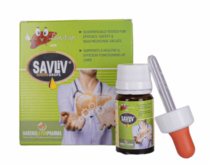 Savliv Drops (10ml Each)  A Synergistic and Nontoxic Combination for treating Liver disorders